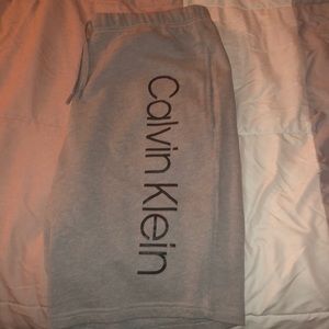 Grey Calvin Klein Sleep shorts